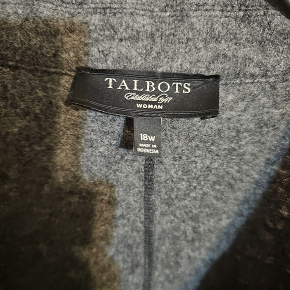 Talbots Gray Blazer - Picture 3 of 4
